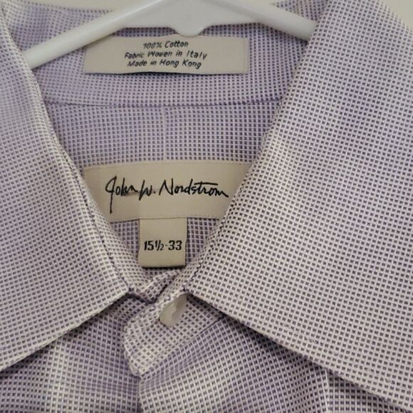 Nordstrom button down dress shirt light purple - Picture 3 of 4